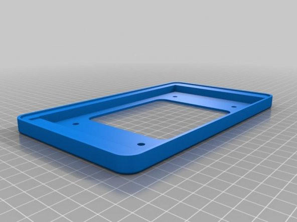 Raspberry Pi 7 İnç Ekran Kutu Kılıf (Remastered) Plastik Aparat