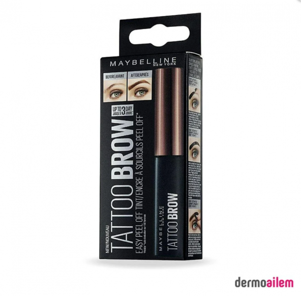 Maybelline Tattoo Brow Gel Tint 03 Dark Brown Kaş Jeli 4,6g