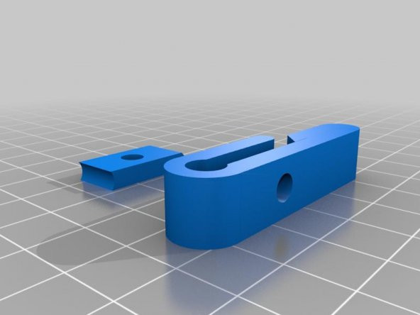 Ikea - Detolf Cam Kapı Kabin Raf Desteği ( M4 ) Plastik Aparat - 5