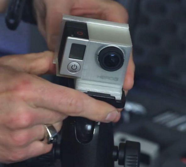 Gopro Hero 3 Manfrotto Adaptörü Kafesi (Lcd Bacpac İle Kullanım İçin) Plastik Aparat