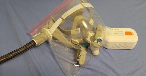 Cpap Temizleyici Ozon Çantası Plastik Aparat