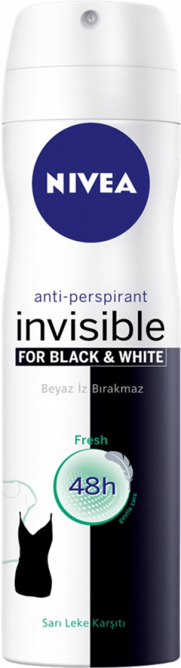 Nivea İnvisible Black&White Fresh Kadın Sprey Deodorant 150 ML