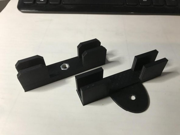 İpad Tripod Tutucu W / Gömülü Somun Plastik Aparat - 7