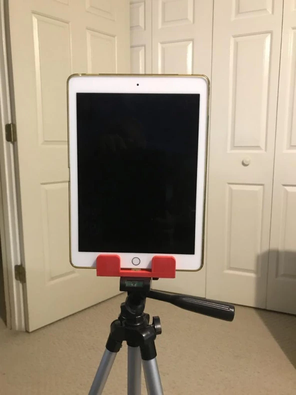 İpad Tripod Tutucu W / Gömülü Somun Plastik Aparat - 6