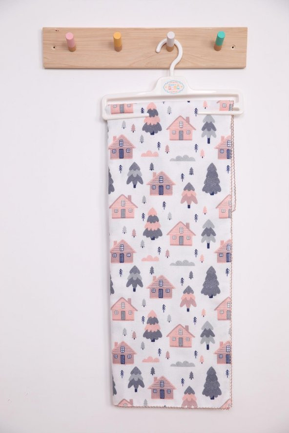 Çok Amaçlı Bebek Çocuk Pazen Bezi Örtü Battaniye 80*90 Desenli - 5