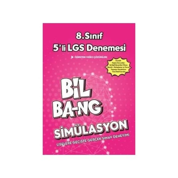 KÜLTÜR 8.SINIF BİL BANG SİMÜLASYON 5 Lİ DENEME