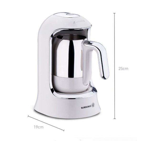 Korkmaz Kahvekolik Türk Kahve Makinesi Vanilya A860-12 - 3
