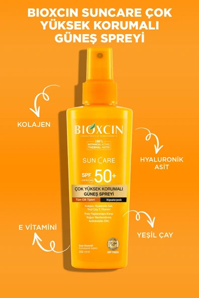 Bioxcin 50 Faktör Güneş Spreyi 200 ml - 2