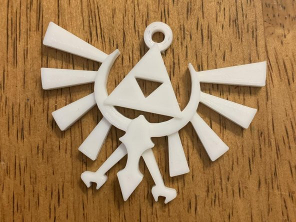 The Legend of Zelda Hyrule Crest Anahtarlık Hediyelik Süs Eşyası - 1