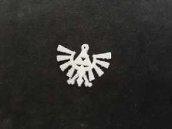 The Legend of Zelda Hyrule Crest Anahtarlık Hediyelik Süs Eşyası - 3