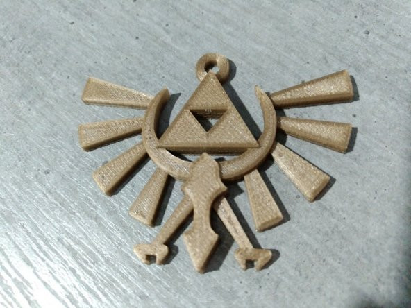 The Legend of Zelda Hyrule Crest Anahtarlık Hediyelik Süs Eşyası - 6