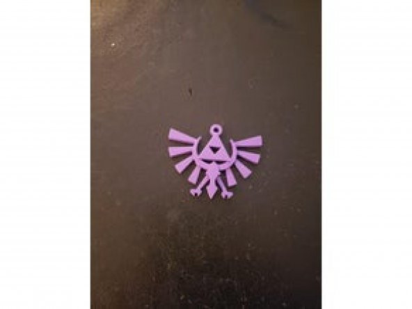 The Legend of Zelda Hyrule Crest Anahtarlık Hediyelik Süs Eşyası - 12