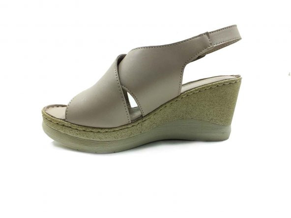 Marine Shoes Hakiki Deri Sandalet Silver 86 063-177 - 3