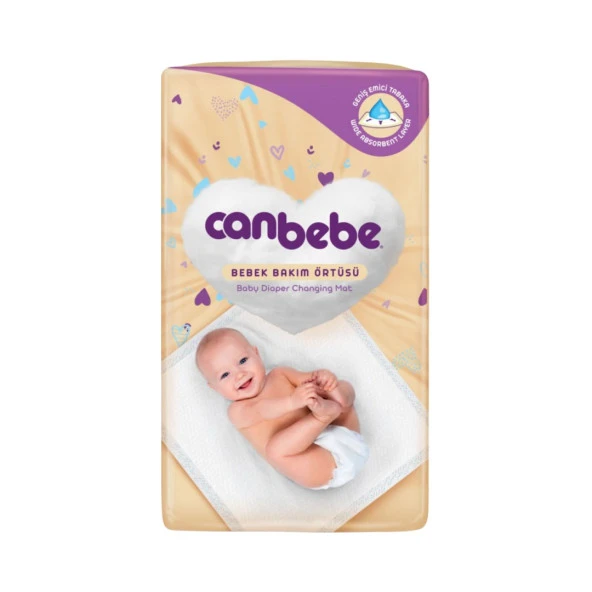 Canbebe Bebek Bakım Örtüsü 2x8 Li