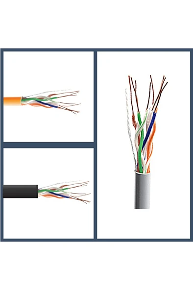 500 Mt 250 Mhz Awg 23 Dk-1614-vh-5-cat6u-utp Kablo ürün görseli 1