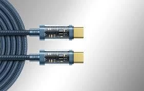Joyroom Type-C to Type-C Transparent Data Kablosu  100W - 11