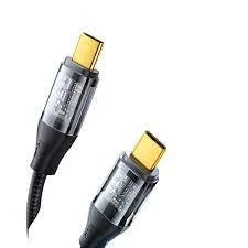 Joyroom Type-C to Type-C Transparent Data Kablosu  100W - 12