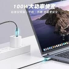Joyroom Type-C to Type-C Transparent Data Kablosu  100W - 10
