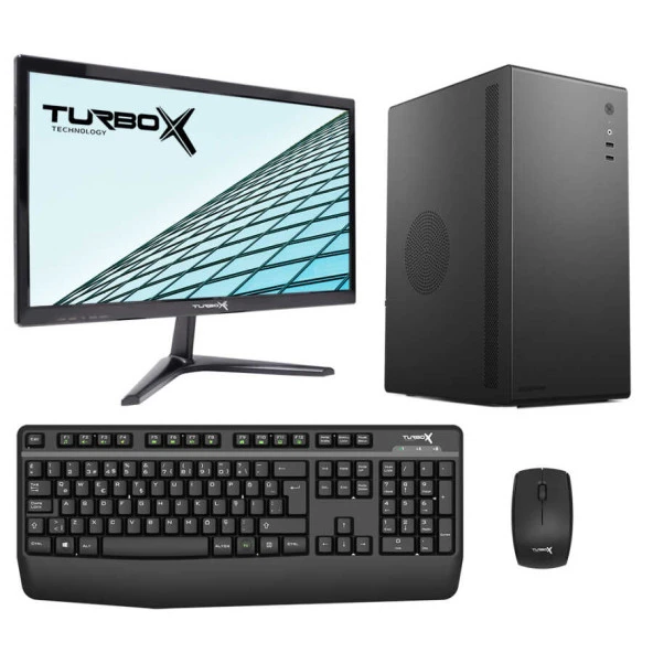 Turbox Tx3792 i5 2400 8GB Ram 256GB M.2 NVMe SSD 19.5 inç Monitör Masaüstü Ev Ofis Okul Bilgisayarı