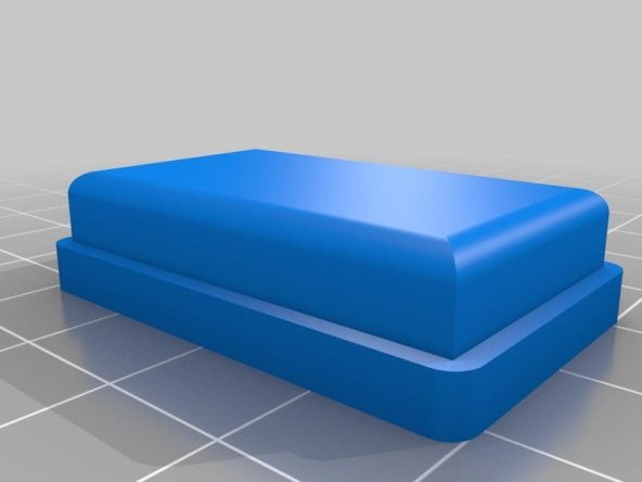 Dikdörtgen Boru Uç Kapağı 25X40 Mm (Tubing Plug) Plastik Aparat - 3