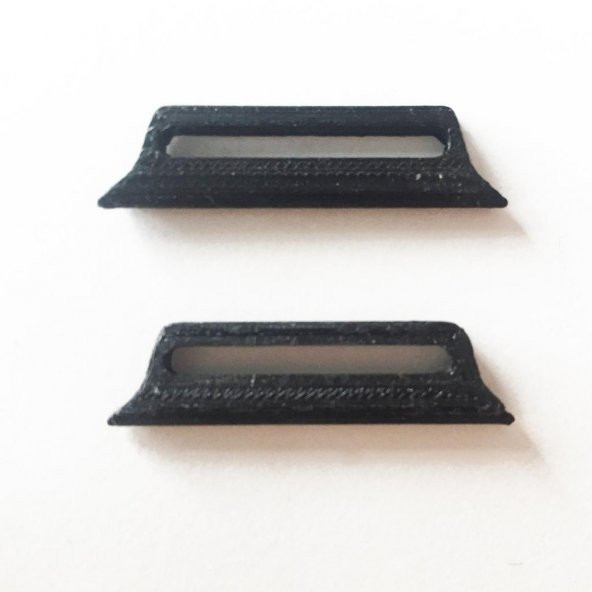 Apple Watch Serisi 3 42Mm Bant Bağlayıcı (Saat Kayışı Bağlayıcısı) Plastik Aparat - 3