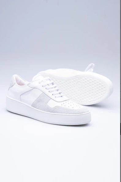 Üstten Bağcıklı Günlük Erkek Sneakers Ayakkabı - 2