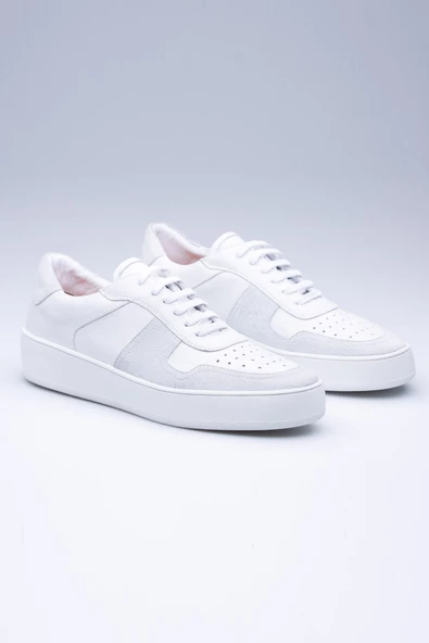 Üstten Bağcıklı Günlük Erkek Sneakers Ayakkabı - 3