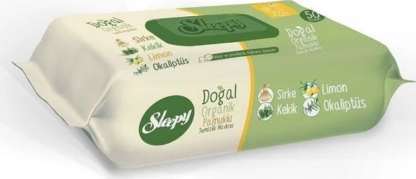 Sleepy Doğal Pamuklu Temizlik Havlusu 50 Li X 12 Adet (600 Yaprak) - 7