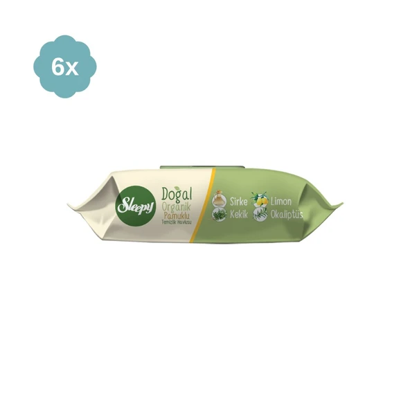 Sleepy Doğal Pamuklu Temizlik Havlusu 50 Li X 12 Adet (600 Yaprak) - 3