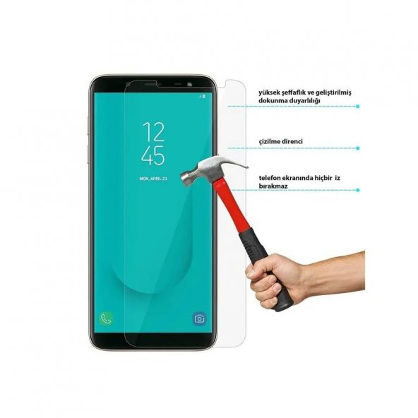 Tempered Premium - Samsung Galaxy J7 -  9H - Kırılmaz Cam