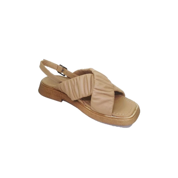 Janestt Kadın Deri Sandalet 437-623-23624 - 9