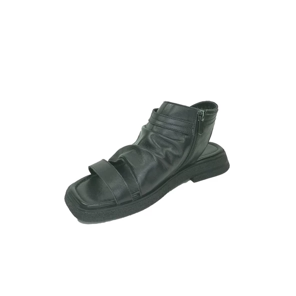 Janestt Kadın Deri Sandalet 437-627-23624- - 4