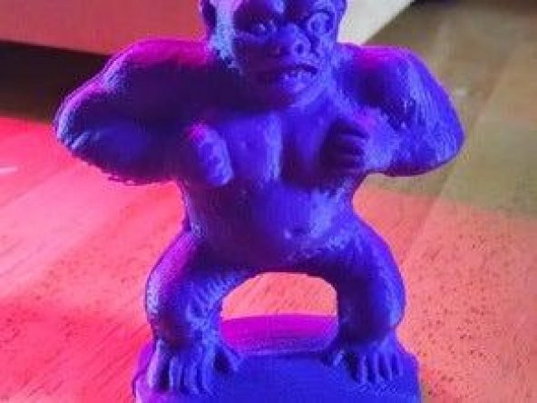 Jeff Koons Gorilla Dekoratif Biblo Organik Plastikten Oyuncak - 3