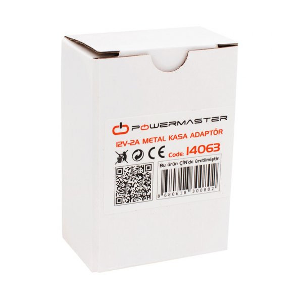 12 VOLT - 2 AMPER - 24 WATT METAL KASA ADAPTÖR (3984) - 3