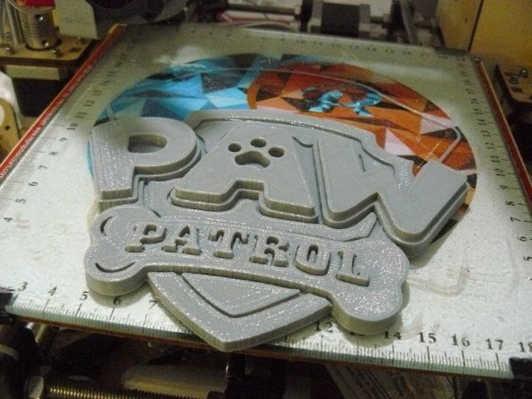 Paw Petrol Devriye Logosu Işareti  Köpek Petshop Biblo Dekoratif