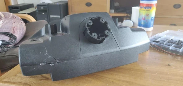 Logitech Momo İçin Hızlı Serbest Bırakma Usb Konektörü İle Siyah Plastik Aparat - Resim 4