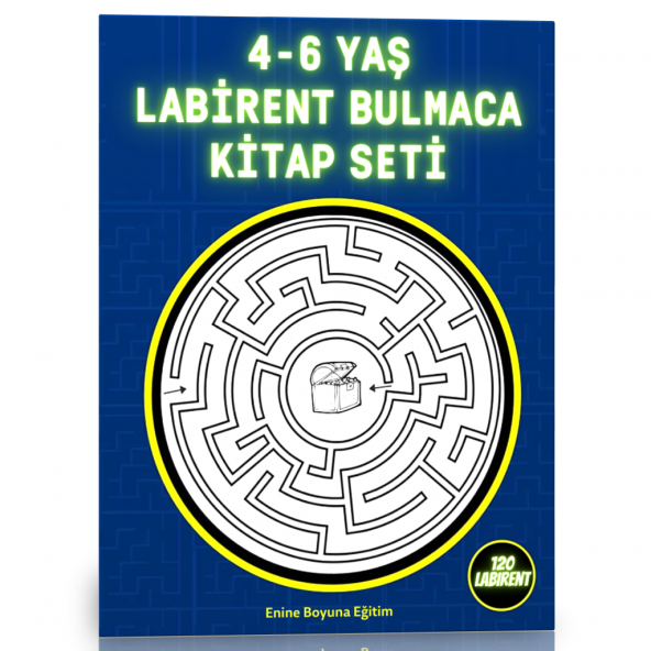 4-6 YAŞ Labirent Bulmaca Kitap Seti (3 Kitap) ürün görseli 1