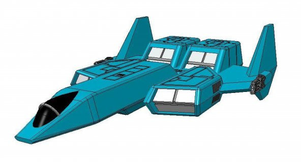 Kanat Komutanı - F-103 Excalibur Plastik Aparat