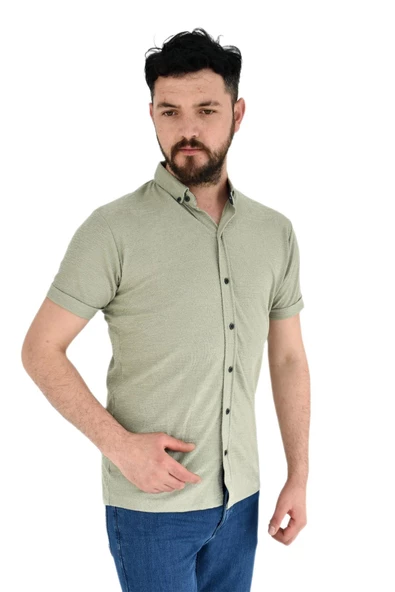 Erkek Polo Yaka Cepli Dügmeli Tişört 2374 BGL-ST02878 - Resim 10