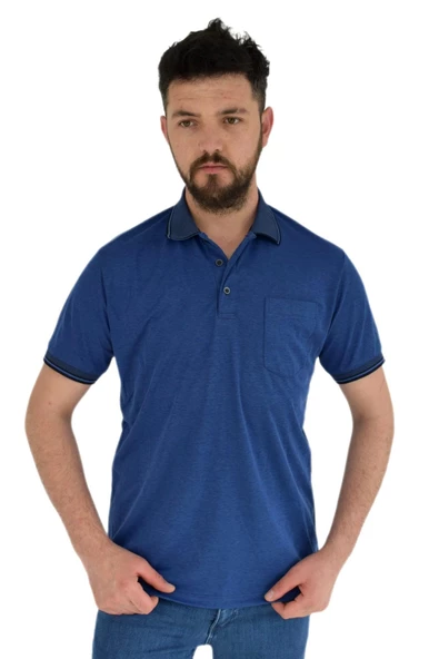 Erkek Polo Yaka Cepli Tişört Kagi 2356 BGL-ST02880 - Resim 3
