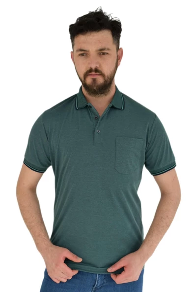 Erkek Polo Yaka Cepli Tişört Kagi 2356 BGL-ST02880