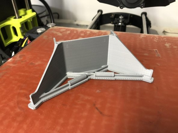 Rc Uçak Gövdeli Asma İniş Takımı Plastik Aparat - 3