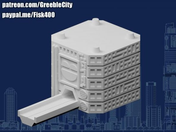 Greeblecity Siberpunk: Yol Modülü Plastik Aparat