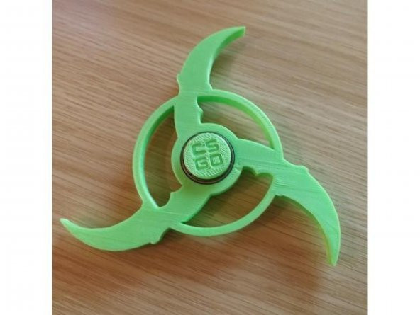 Csgo Karambit Bıçak Fidget Spinner Plastik Aparat - 3