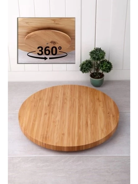 Balsa 3030DNR Bambu Dönerli Sunum Tabağı 30 Cm