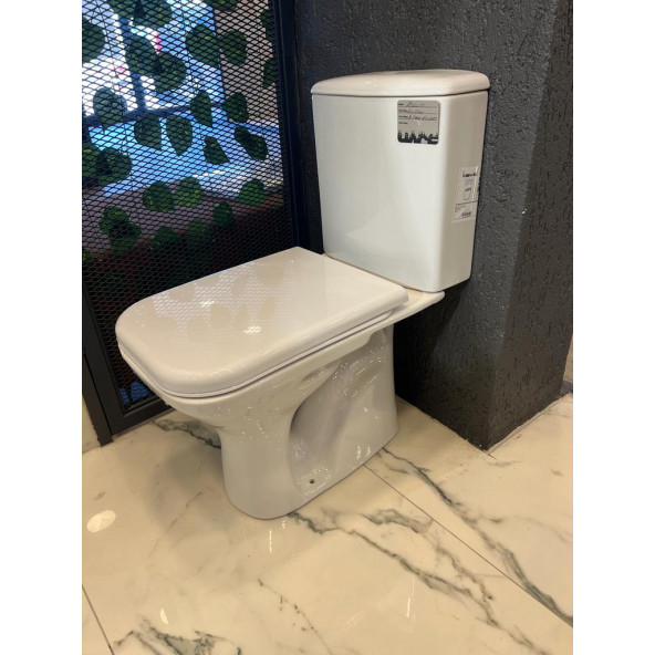 İdevit Kare Kanallı Alttan Çıkışlı Klozet Takım - Resim 5