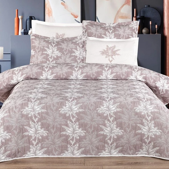 Özdilek Comfort Set Palm Çift Kişilik Yatak Örtüsü