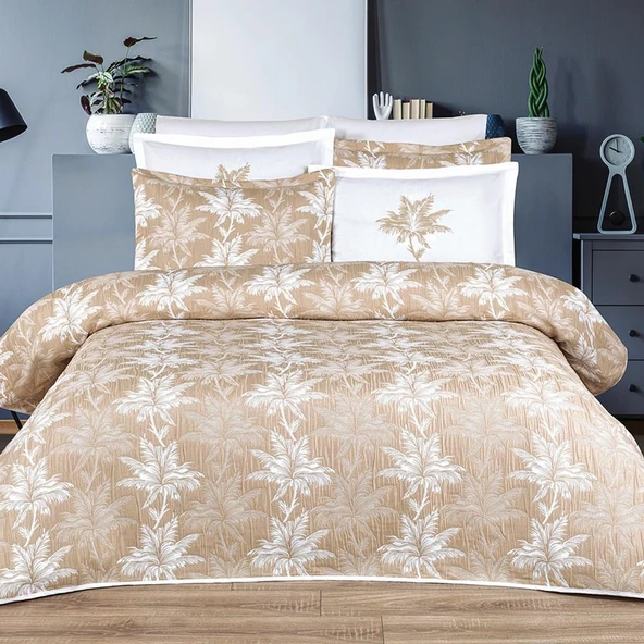 Özdilek Comfort Set Palm Çift Kişilik Yatak Örtüsü - 3
