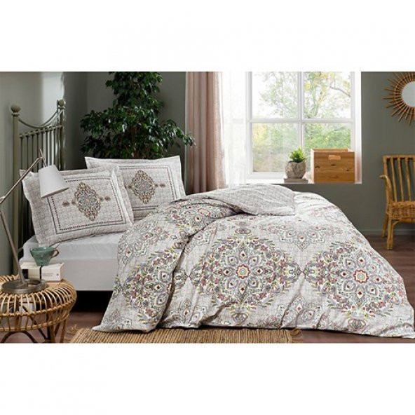 Özdilek Tek Kişilik Ranforce Nevresim Takımı Ricamato Kırmızı - 2