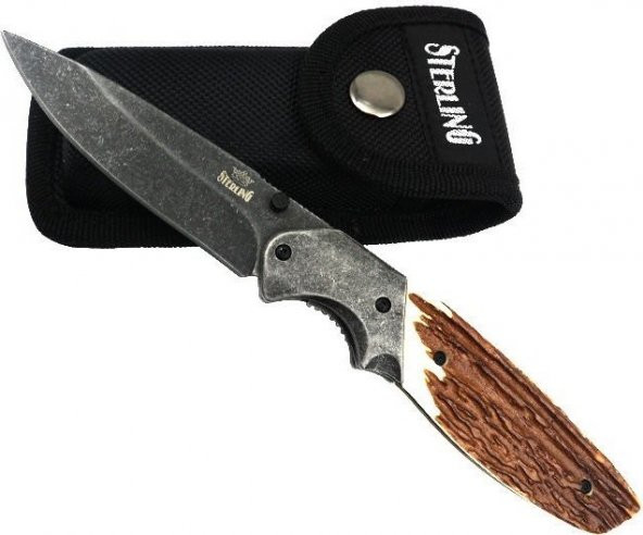 Sterling 11,43 cm Taşlanmış Liner Kilitli Çakı - 3
